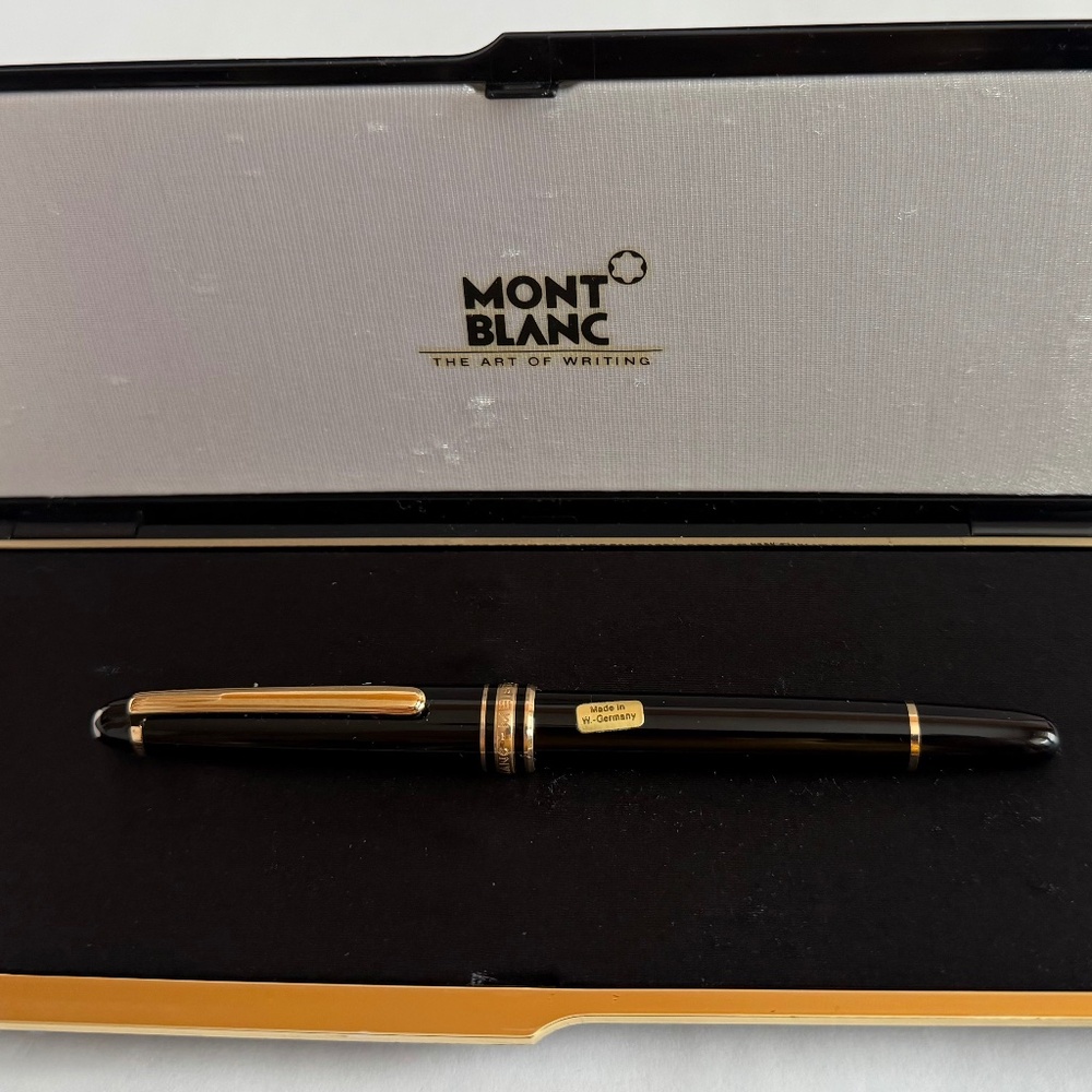Mont Blanc Meister Stuck Rollerball Pen W/Case
